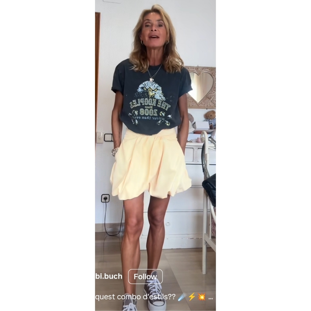 Zara Voluminous Bubble Skirt - Picture 6 of 16